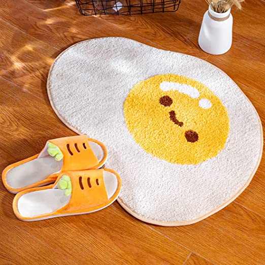 Feblilac Toast and Animals Tufted Bath Mat - view 5