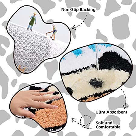 Feblilac Cute MilkBox Tufted Bath Mat - view 3