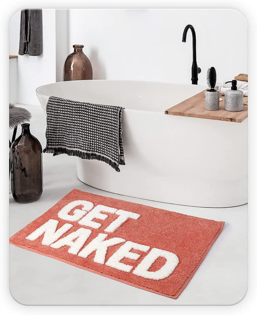 Feblilac Red/Grey Get Naked Bath Mat - view 2