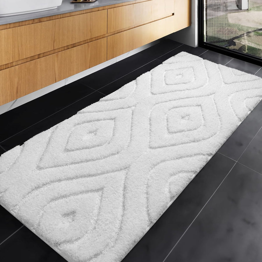 Feblilac Boho Decor Tufted Bath Mat - view 2