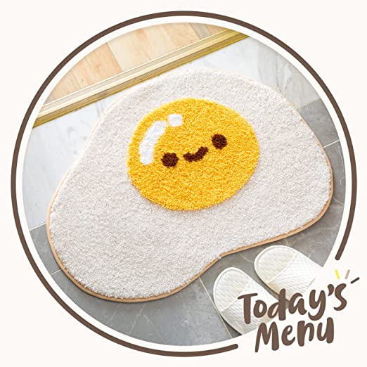 Feblilac Toast and Animals Tufted Bath Mat - view 4