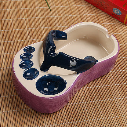 Feblilac Cute Ceramic Slippers-Shaped Plate