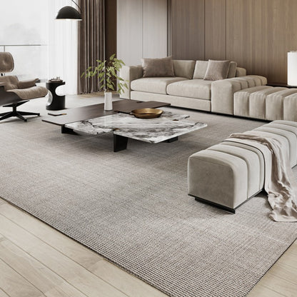 Feblilac Nordic Style Rectangular Solid Luxury Living Room Carpet