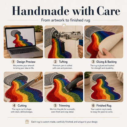 Feblilac Custom Tufted Rug – Personalized Handmade Mat