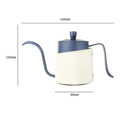 Feblilac Coffee Pot Long Mouth Pot Teapot