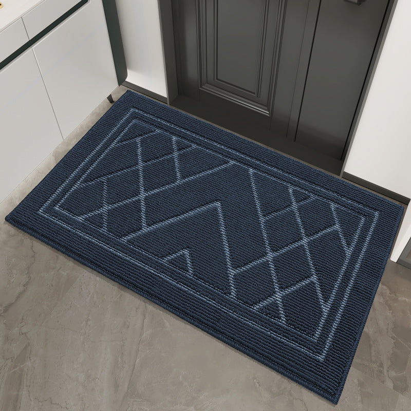 Feblilac Solid Geometric Embossing Polypropylene Door Mat - view 2