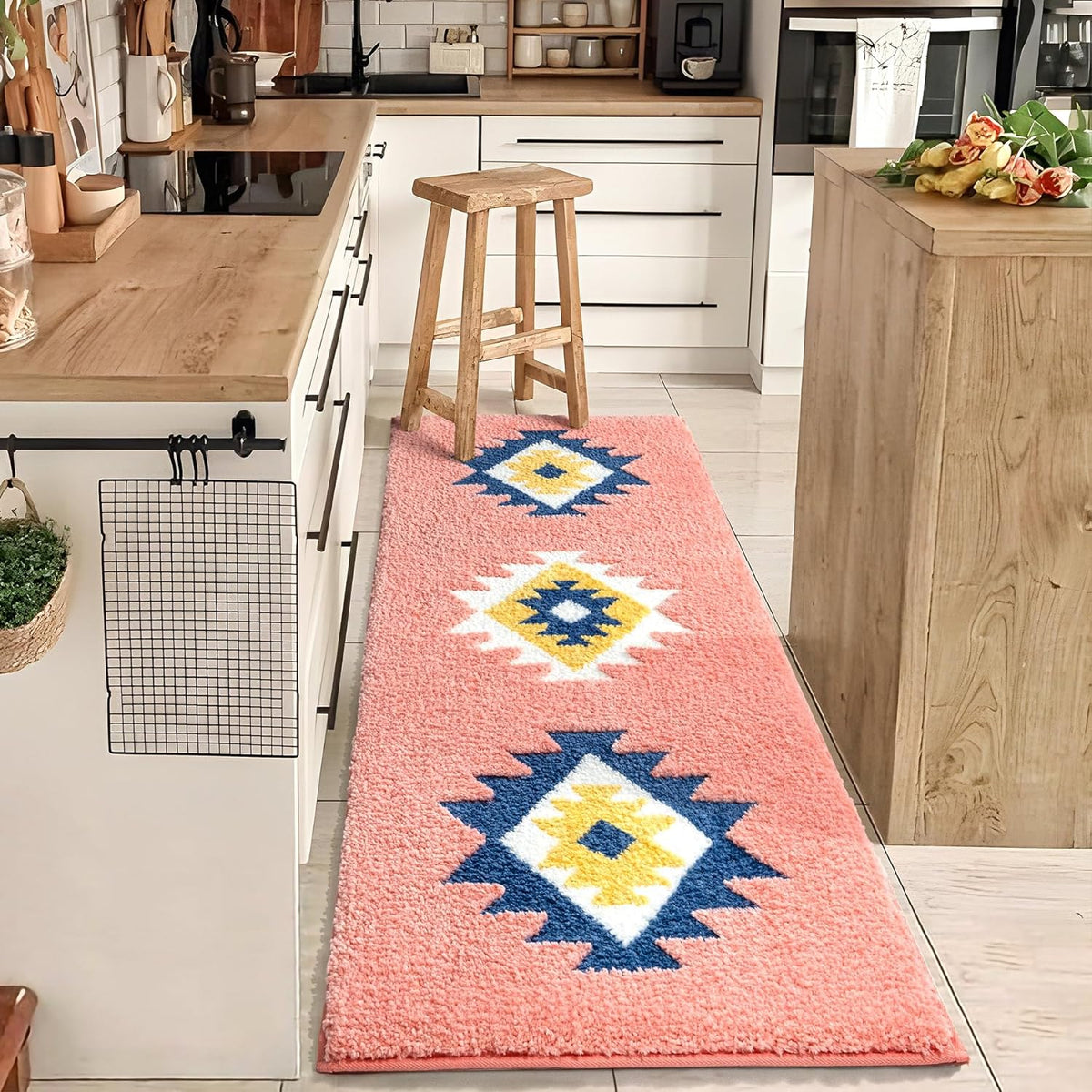 Feblilac Boho Black Tufted Bath Mat - view 25
