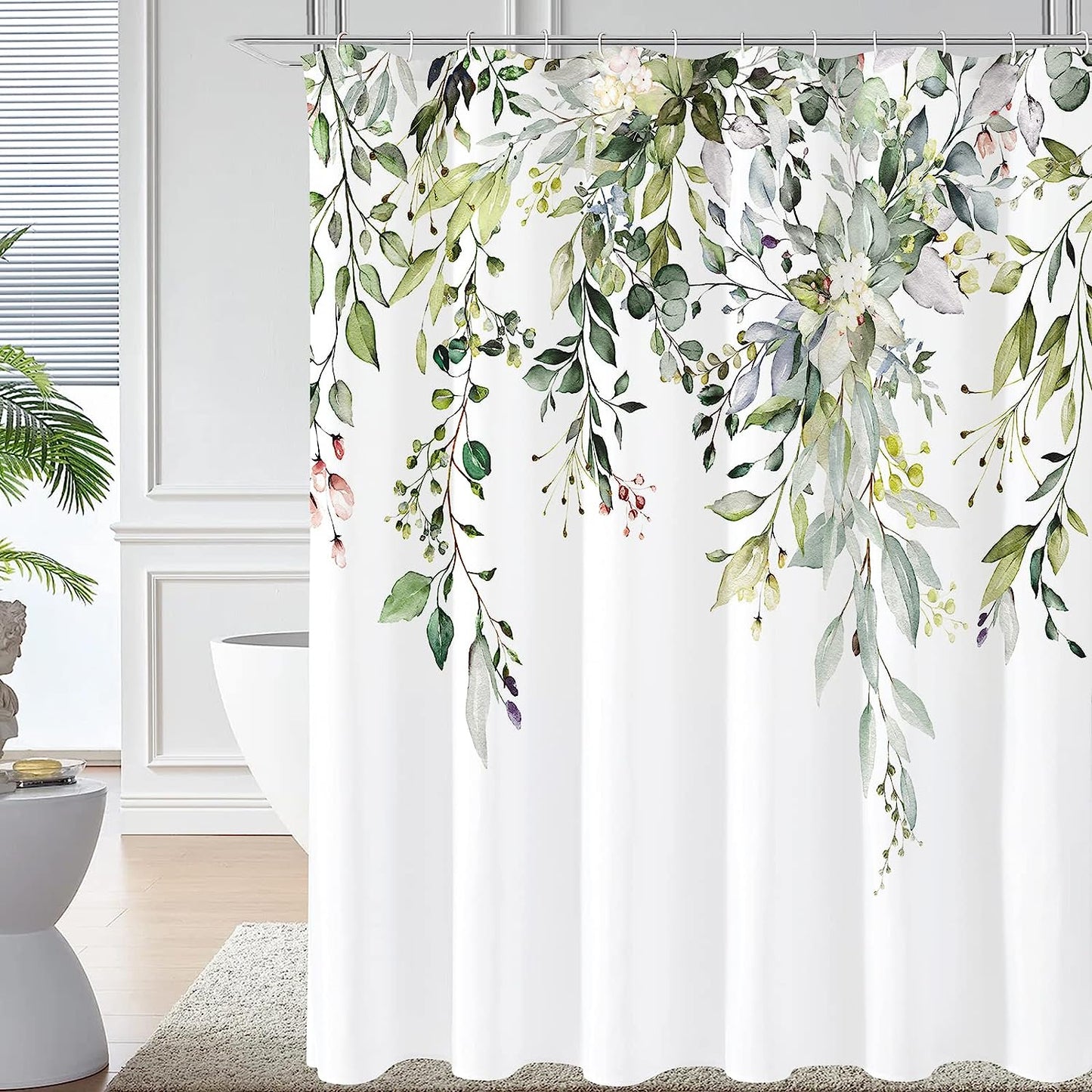 Green Eucalyptus Shower Curtain