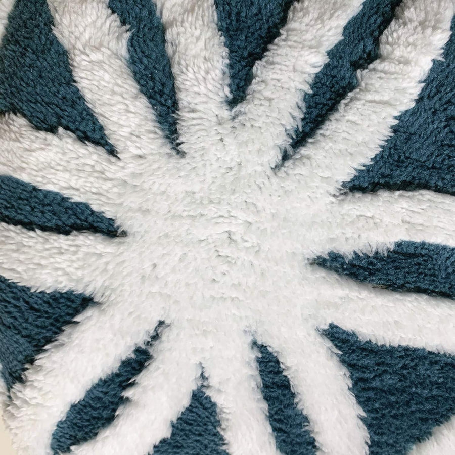 Navy Blue Throw 60'' X 50''- Bohemian Soft Plush Flannel Throw Blankets for Bed/Couch/Sofa/Office/Camping - view 3