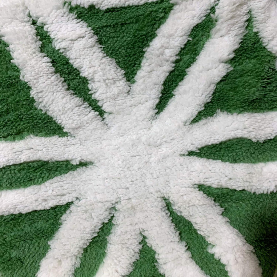Green Throw 60'' X 50''- Bohemian Soft Plush Flannel Throw Blankets for Bed/Couch/Sofa/Office/Camping - view 3