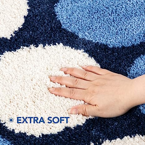 Feblilac Round Gemstones Tufted Bath Mat - view 3