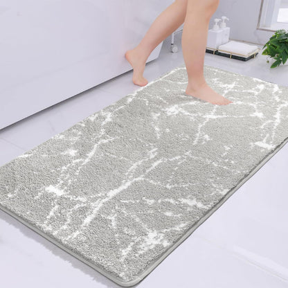Feblilac Rock Texture Pattern Tufted Bath Mat