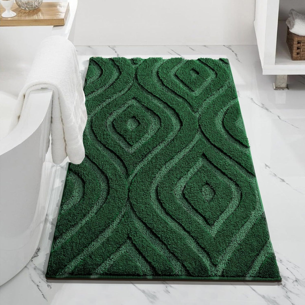 Feblilac Boho Decor Tufted Bath Mat - view 21