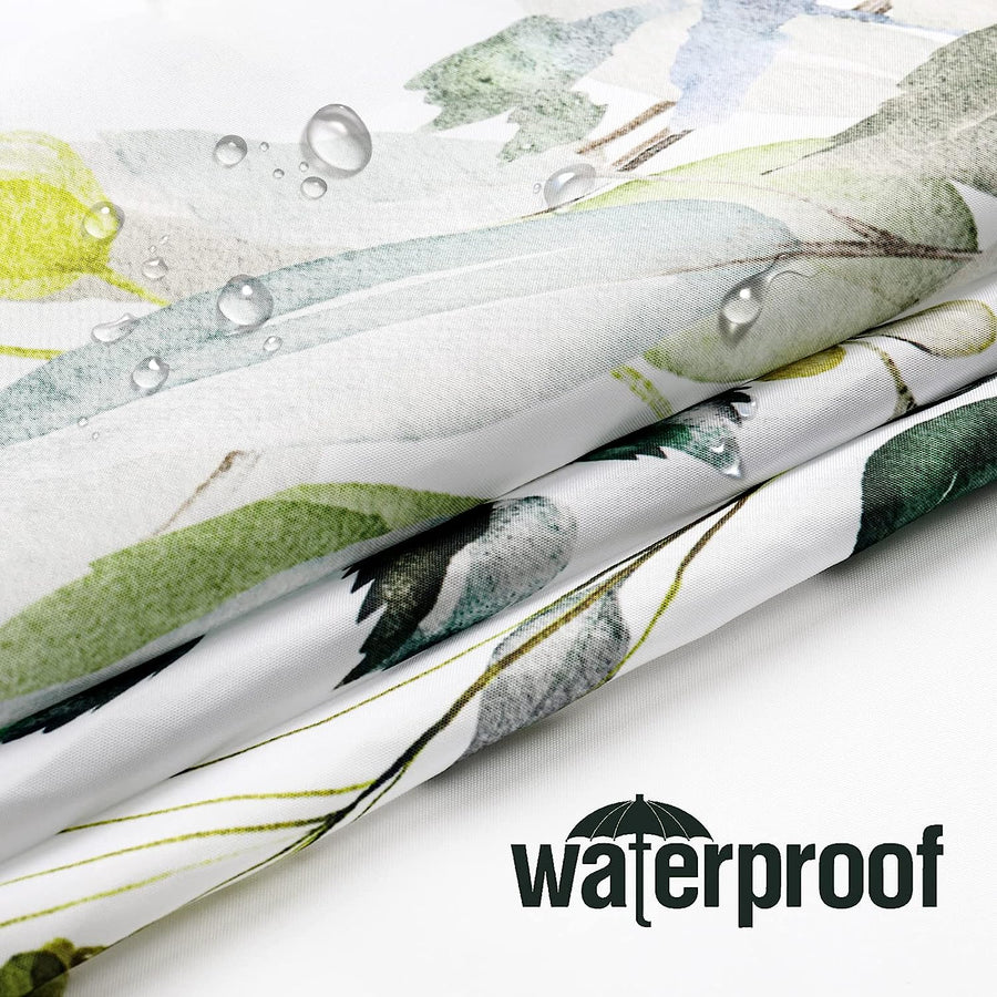 Green Eucalyptus Shower Curtain - view 3