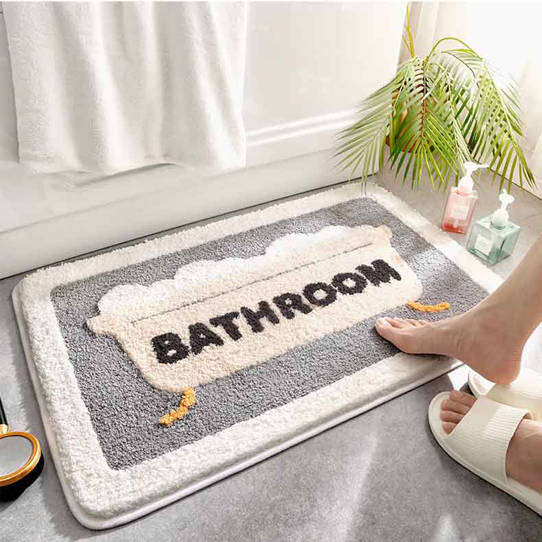 Feblilac Bubble Bath Mat, 15.7"x23.6" Non Slip Bathmat - view 2