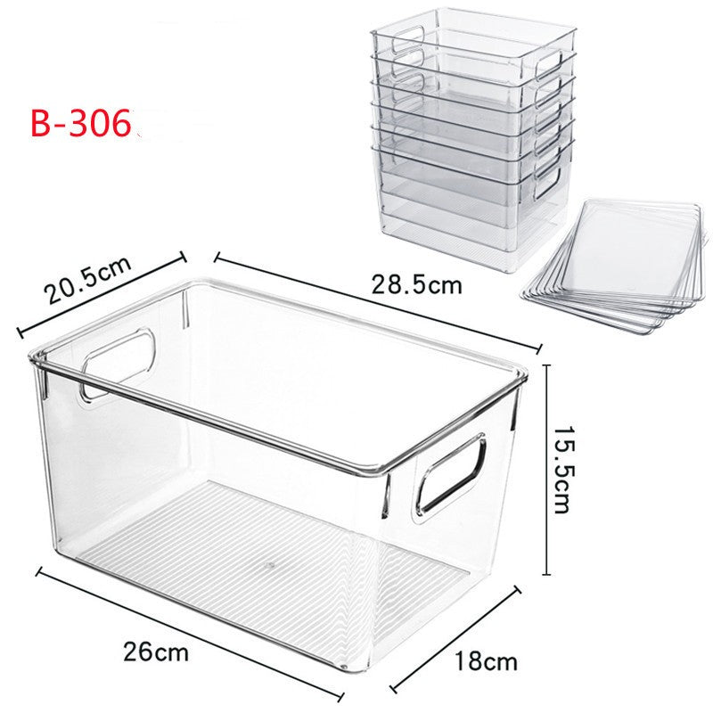 Feblilac Transparent Refrigerator Storage Box Kitchen Storage - view 13