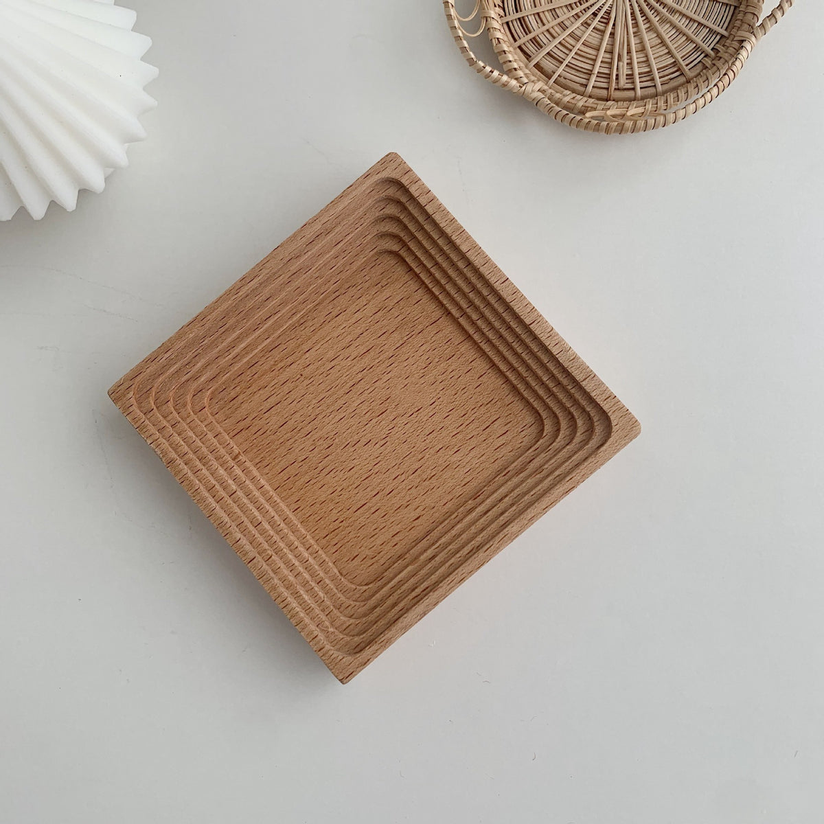 Feblilac Wooden Storage Tray Aromatherapy Decoration Tray - view 11