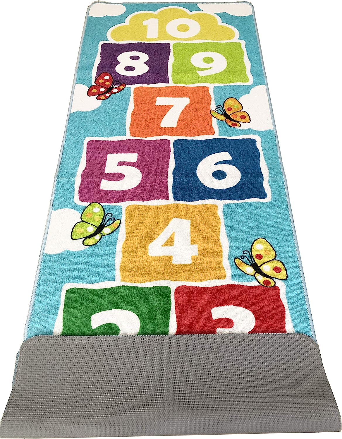 Game Runner Rug for Kids Bedroom Playroom, Children Carpet
