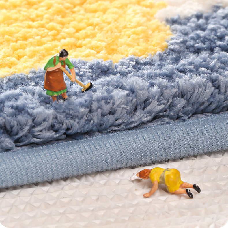 Feblilac Waiting Cat Tufted Bath Mat - view 3
