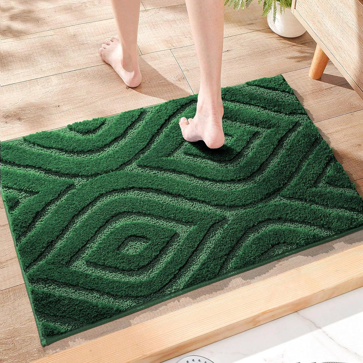 Feblilac Boho Decor Tufted Bath Mat - view 20