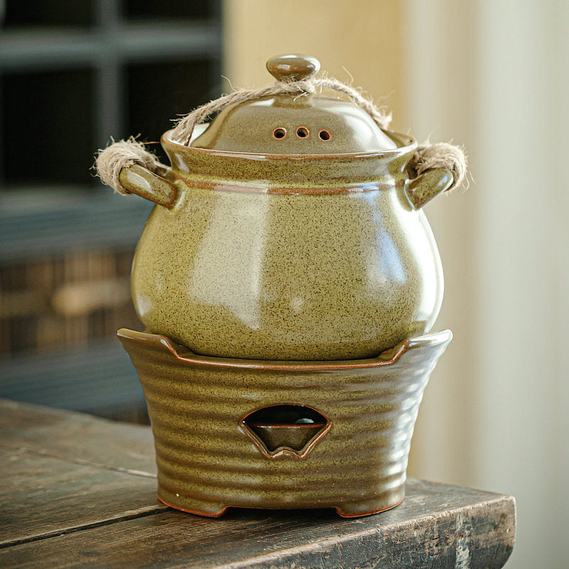 Feblilac Japanese Style Hemp Rope Casserole Alcohol Stove Base - view 7