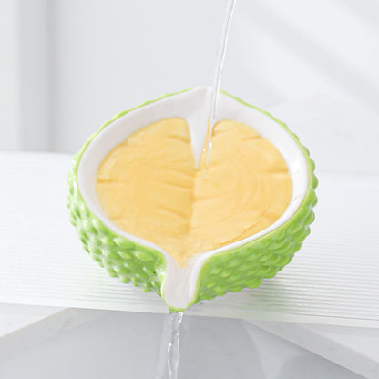 Feblilac Durian Soap Box for Bathroom