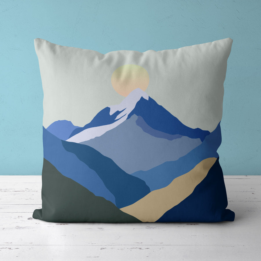 Feblilac the Snow Mountain of Sunrise Cushion Covers Throw Pillow Cover