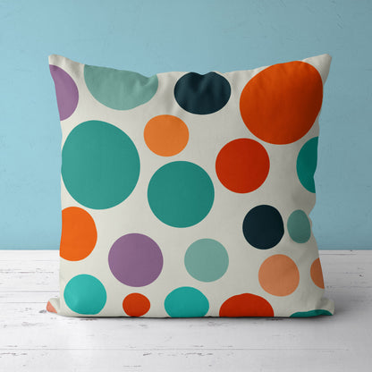 Feblilac Colorful Polka Dots Cushion Covers Throw Pillow Covers