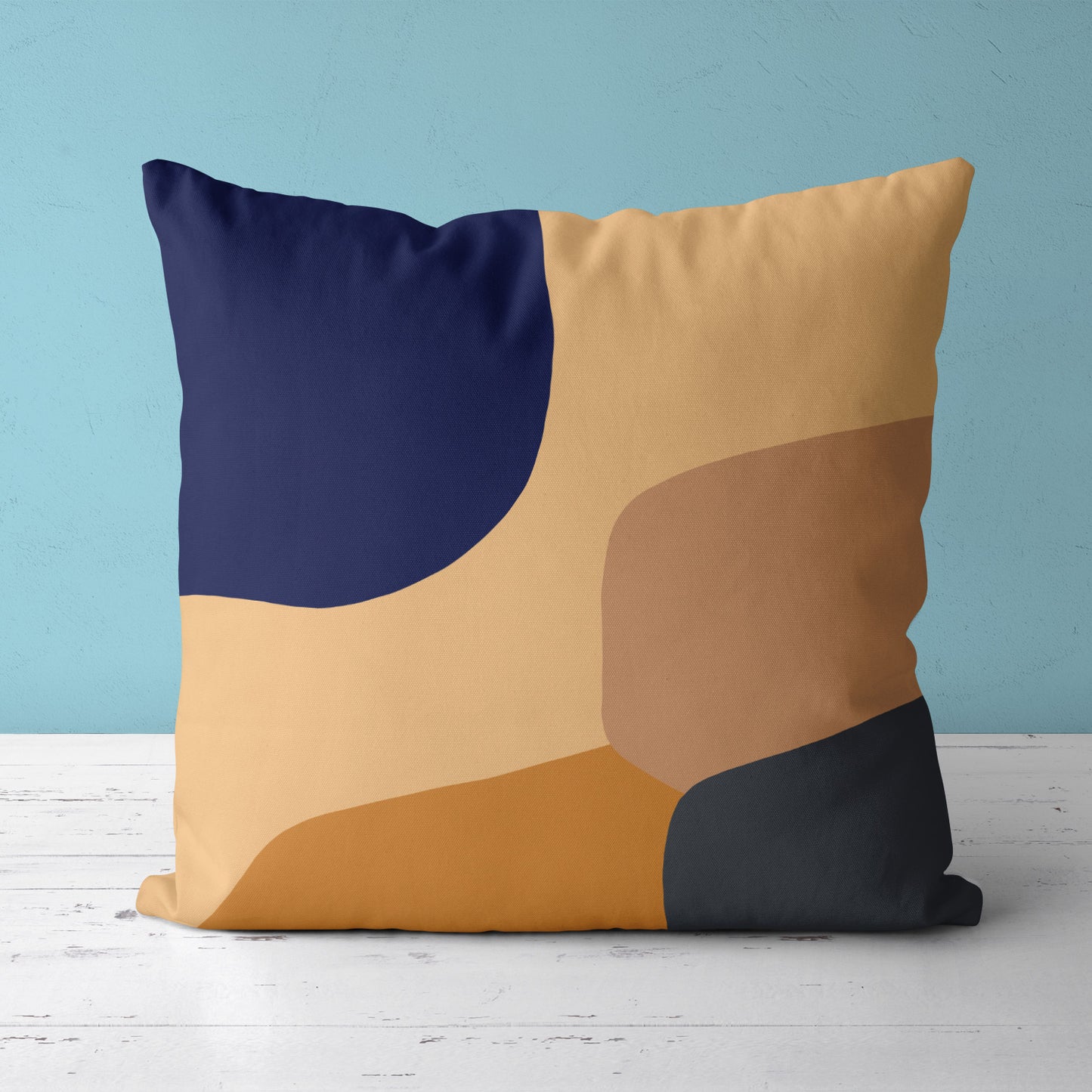 Feblilac Four Color Blocks Modern Abstract Cushion Covers Throw Pillow Covers