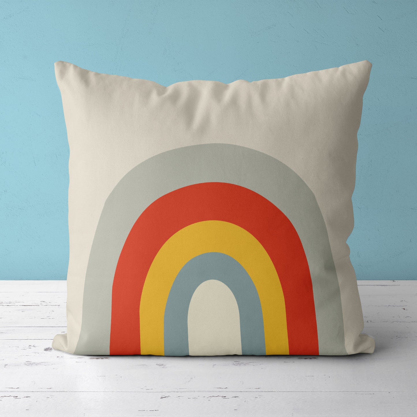 Feblilac Super Big Rainbow Cushion Covers Throw Pillow Covers