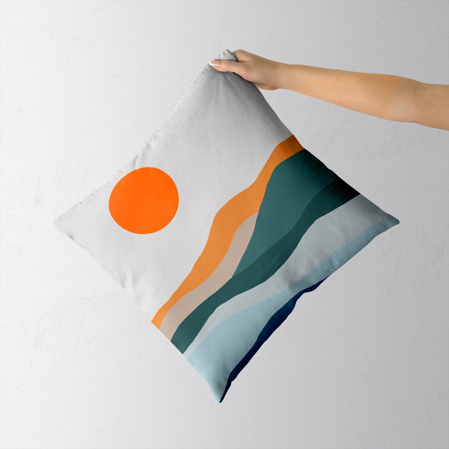 Feblilac Blue Mountains Cushion Covers Throw Pillow Cover - view 2
