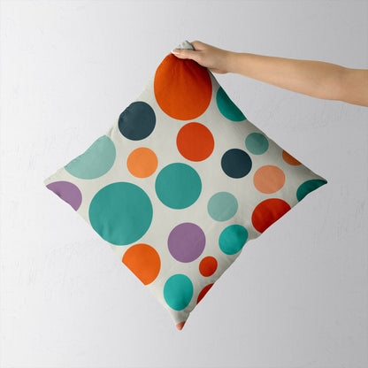 Feblilac Colorful Polka Dots Cushion Covers Throw Pillow Covers