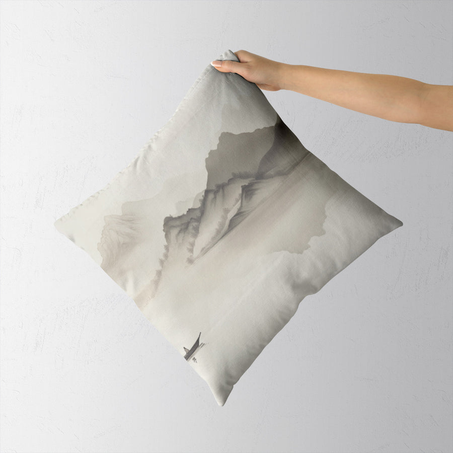 Feblilac Boat Landscape Cushion Covers Throw Pillow Cover - view 2