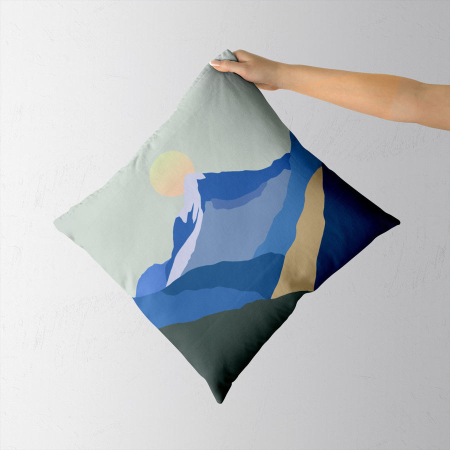 Feblilac the Snow Mountain of Sunrise Cushion Covers Throw Pillow Cover - view 2