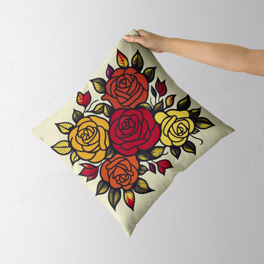 Feblilac Rose Bush Cushion Covers Throw Pillow Covers - view 2