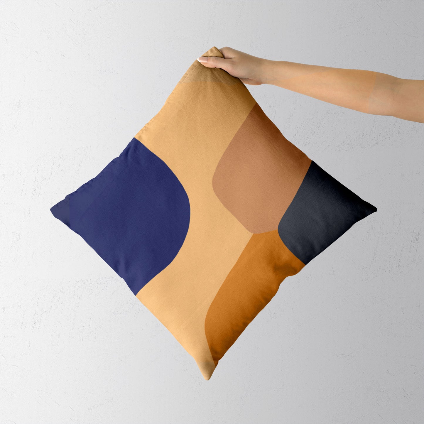 Feblilac Four Color Blocks Modern Abstract Cushion Covers Throw Pillow Covers