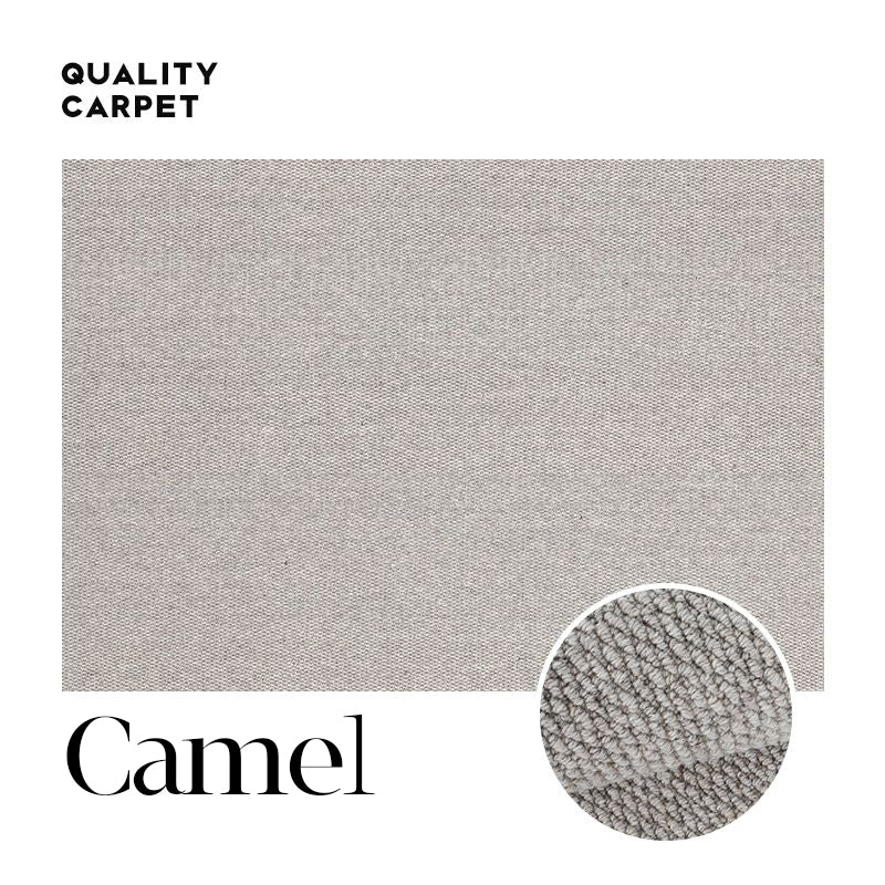 Solid Color Wool-Woven Area Rug, Wabi-Sabi Style Carpet for Living Room Bedroom - view 13