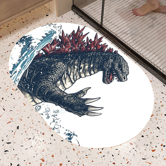 Feblilac Oval Japanese Wave Monster Diatomaceous Earth