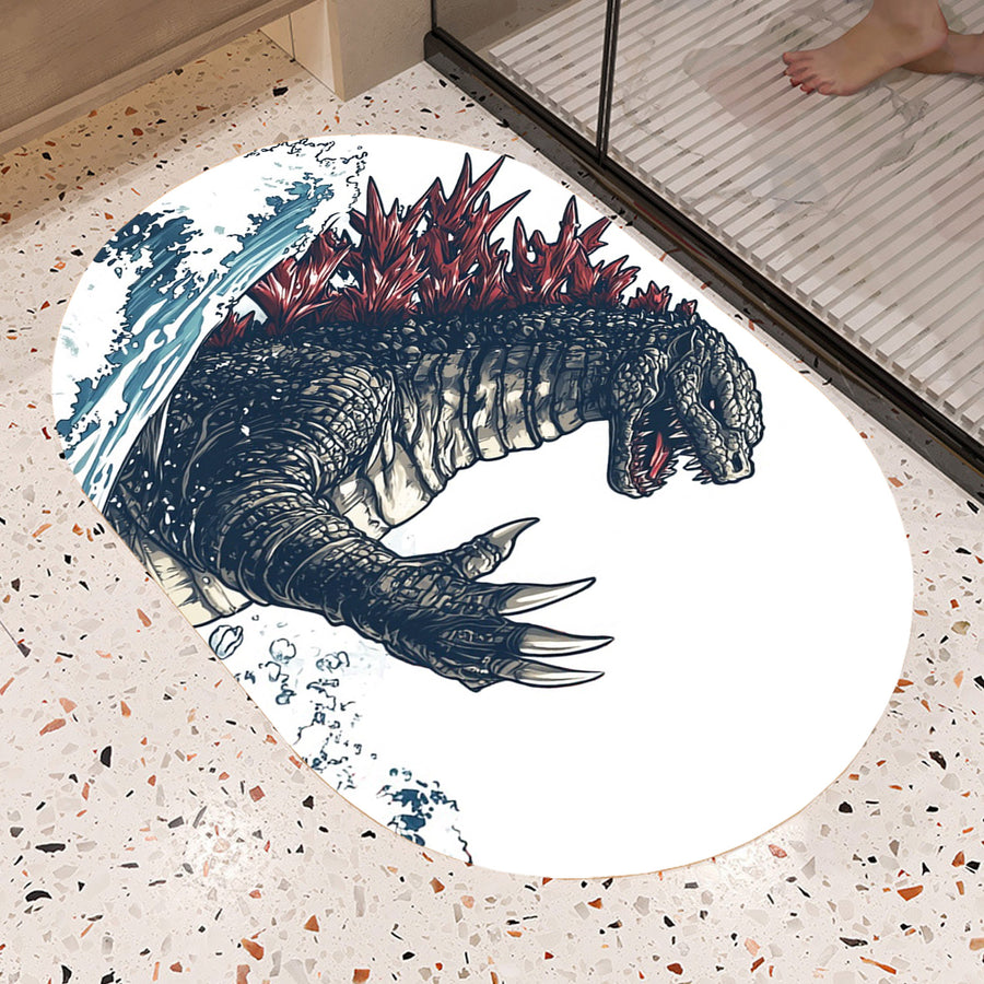 Feblilac Oval Japanese Wave Monster Diatomaceous Earth