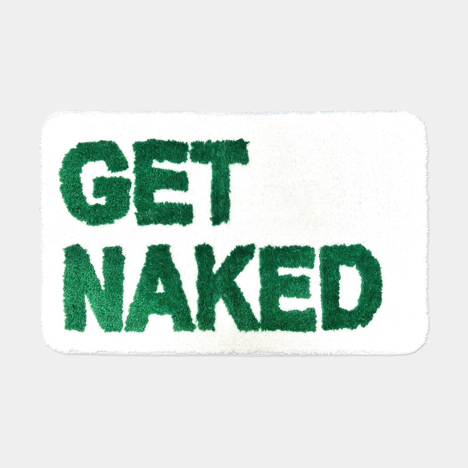 Feblilac Green Get Naked Bath Mat