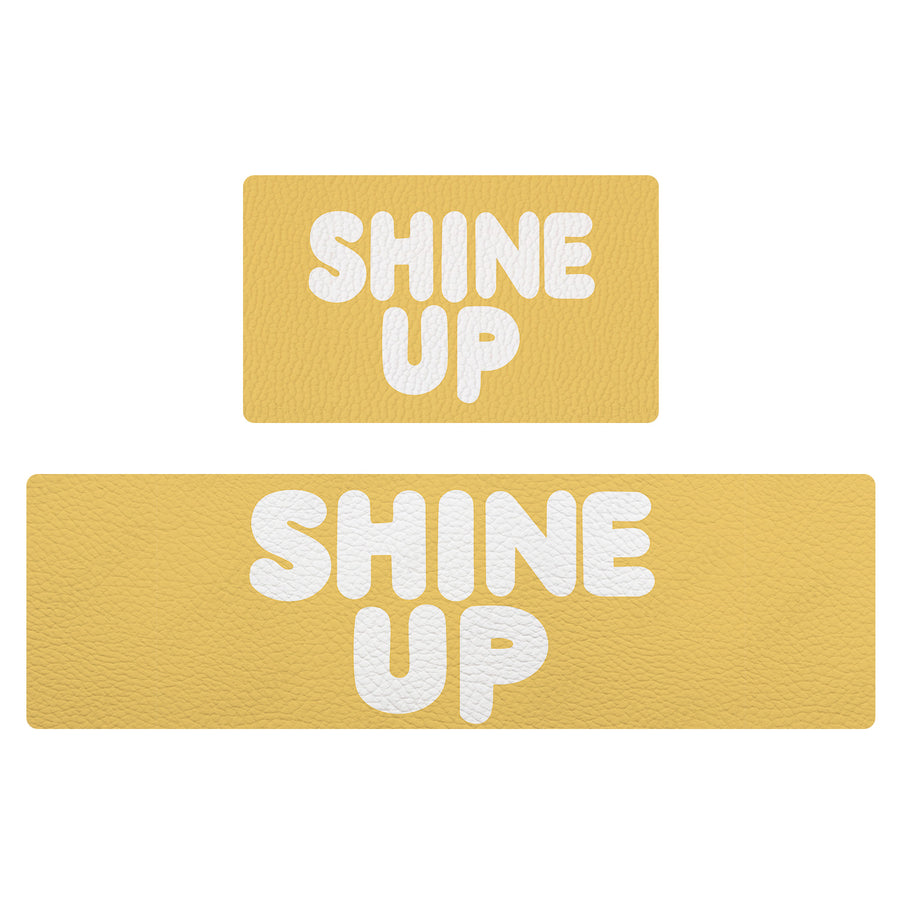 Feblilac Shine UP PVC Leather Kitchen Mat - view 2
