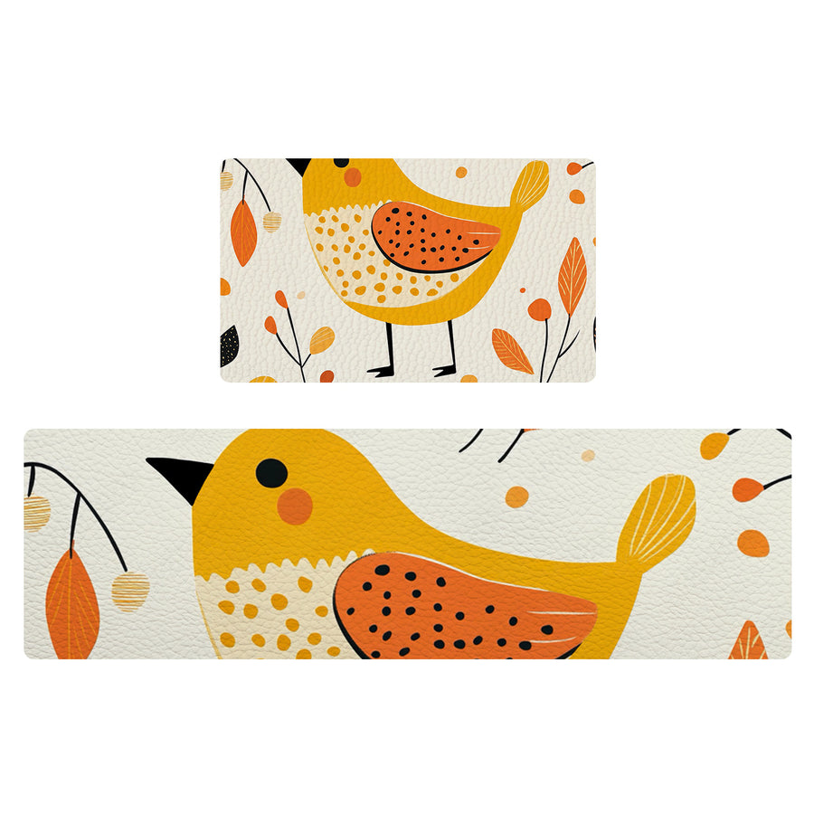 Feblilac Little Sparrow PVC Leather Kitchen Mat - view 2