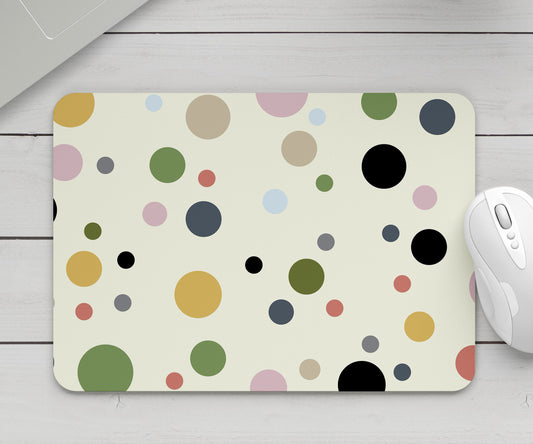 Feblilac Colorful Polka Dots Mouse Pad