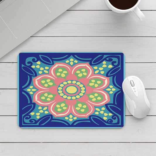 Feblilac Bohemian Lotus Mouse Pad