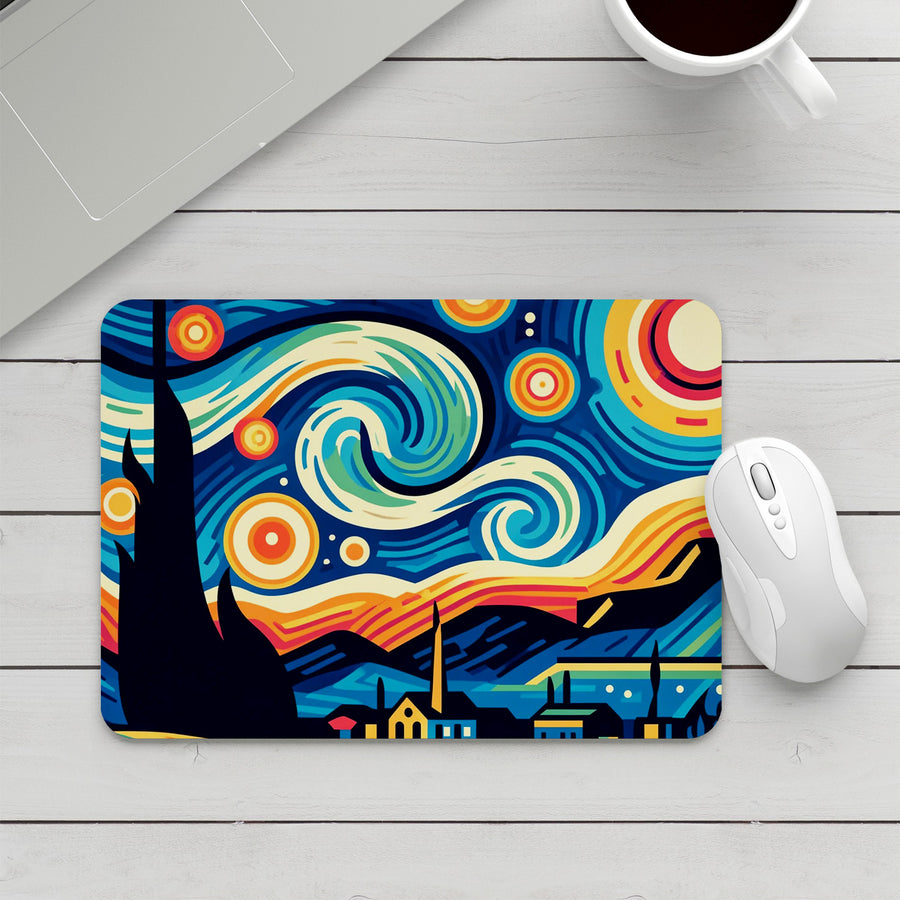 Feblilac Starry Sky Illustration Version Mouse Pad