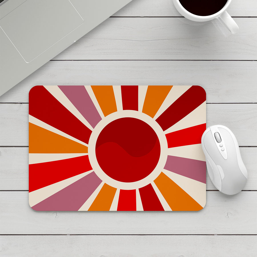 Feblilac Sun Rays Shining Mouse Pad