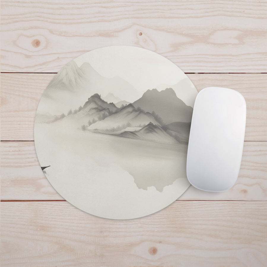 Feblilac Boat Landscape Mouse Pad - view 2