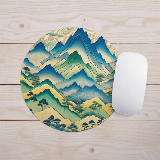 Feblilac Japanese Mountains Mouse Pad