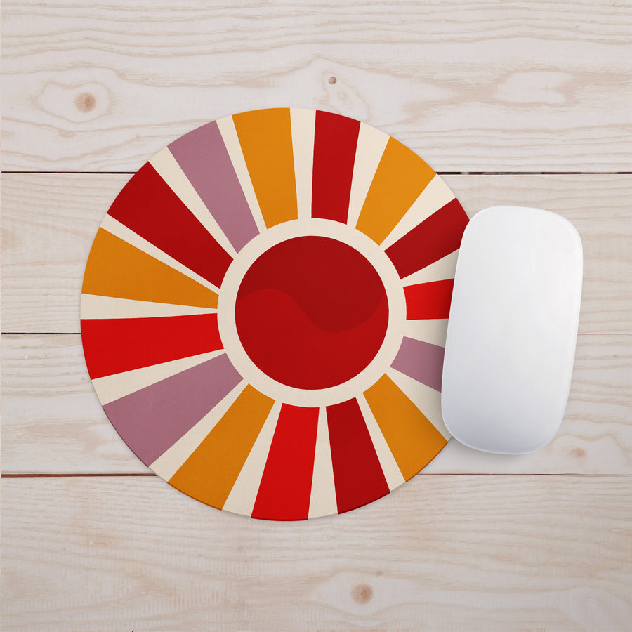 Feblilac Sun Rays Shining Mouse Pad - view 2