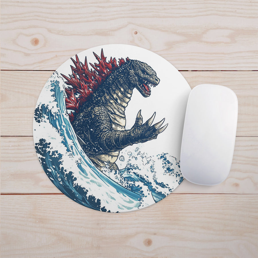Feblilac Japanese Wave Monster Mouse Pad - view 2